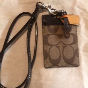 Coach lanyard
